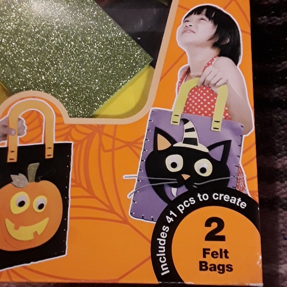 Make your own Halloween Treat Bag/Felt/NWT - Picture 7 of 8